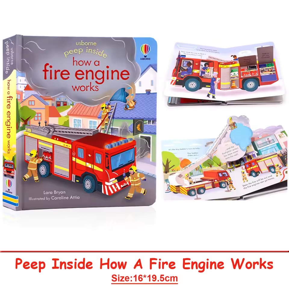 Usborne Peep Inside: Como Func - Kids Education Age avaliação e preço