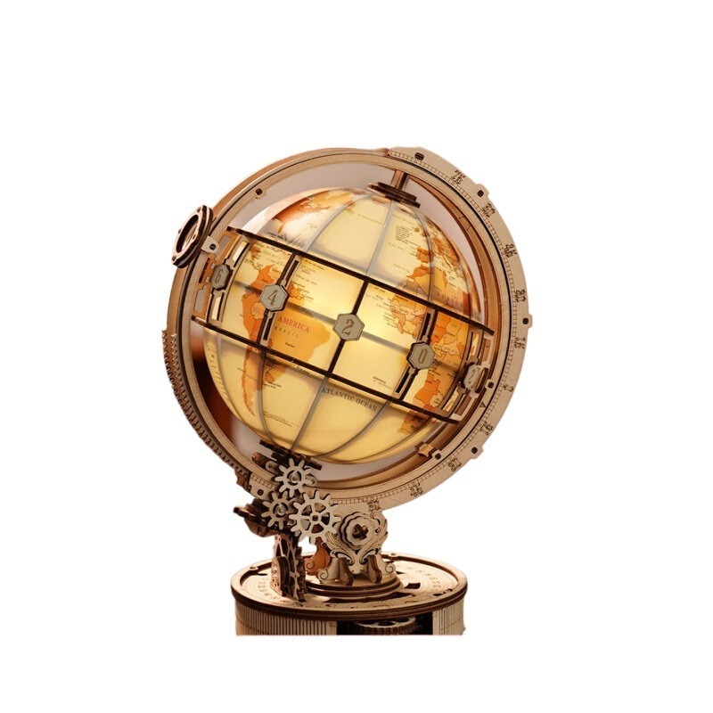 Kit de Montagem de Globo Elétr - Puzzle Map World avaliação e preço